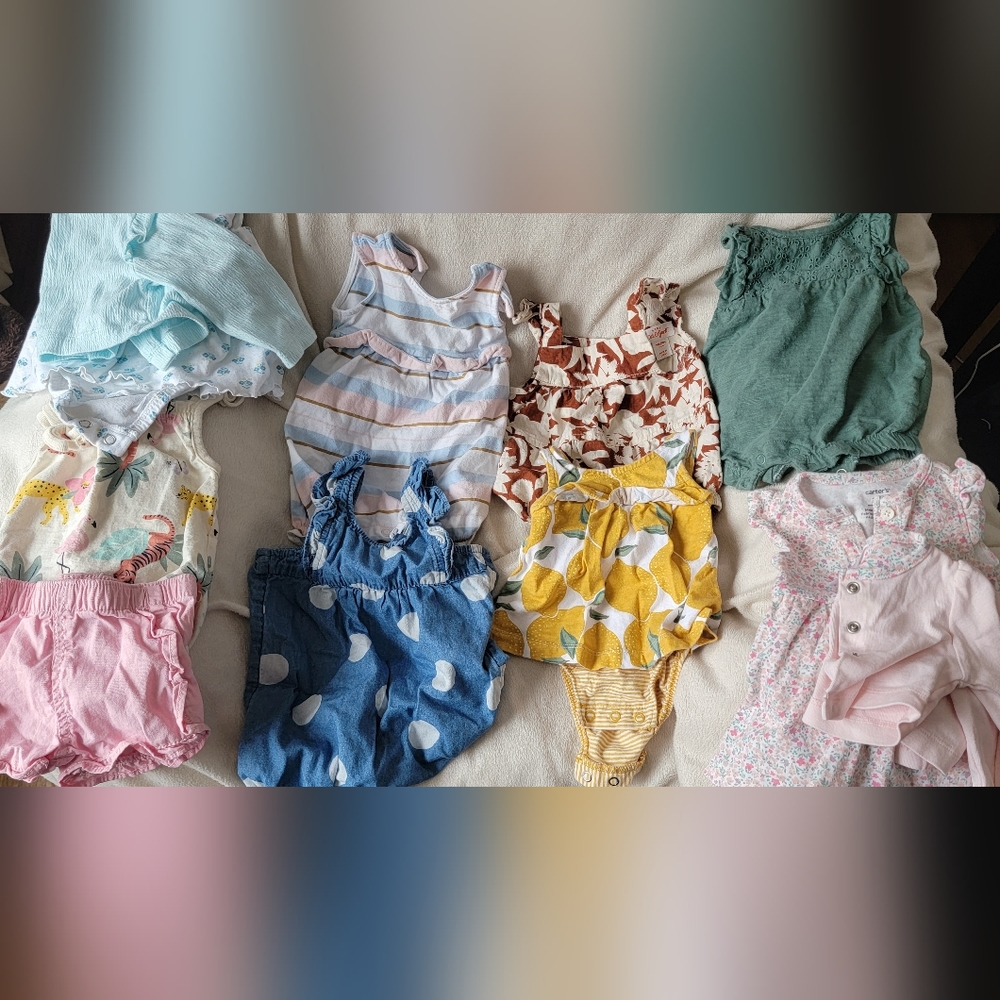 0 to 3 month and newborn summer clothes